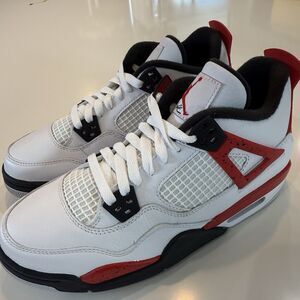 Nike Air Jordan 4 Retro GS Red Cement 2023 Size 6.5Y/8 Womens 408452-161